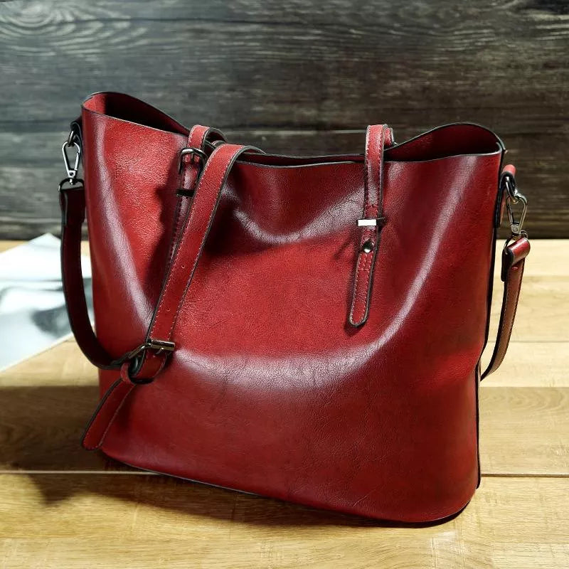 Nicole Vintage leather shoulder handbag