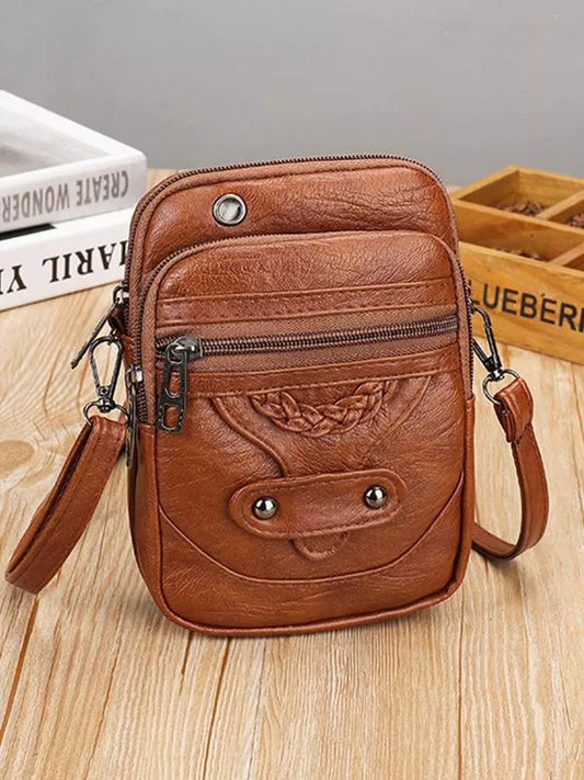 Vellana Vintage leather crossbody bag