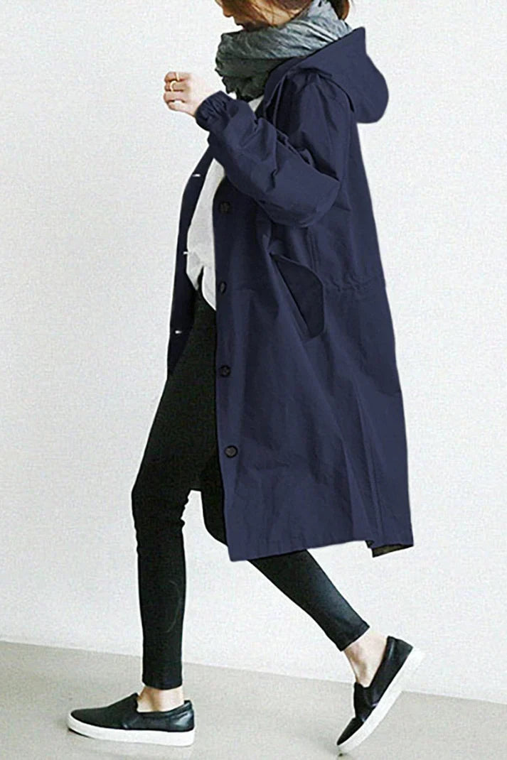 Kelton | Women's Trench Coat Streamlined Fitted Profile
