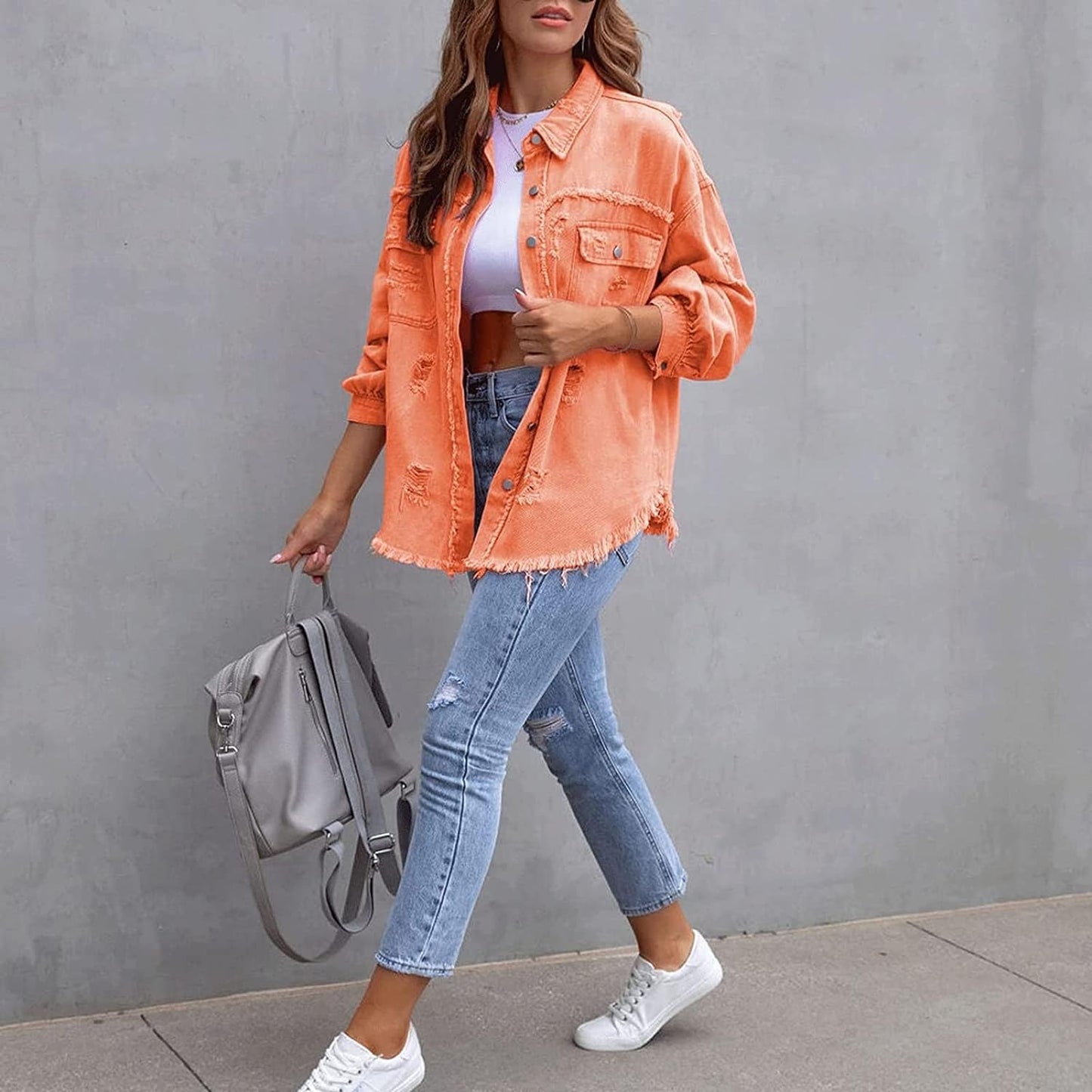 Daisy Oversized Denim Jacket