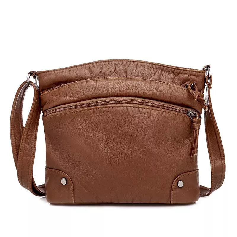 Zoe Leather shoulder bag