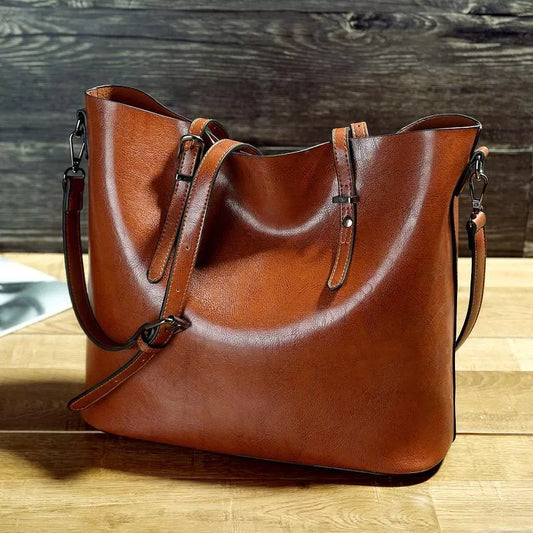 Nicole Vintage leather shoulder handbag