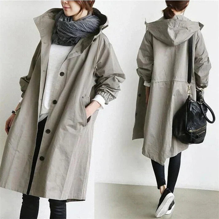 Kelton | Women's Trench Coat Streamlined Fitted Profile