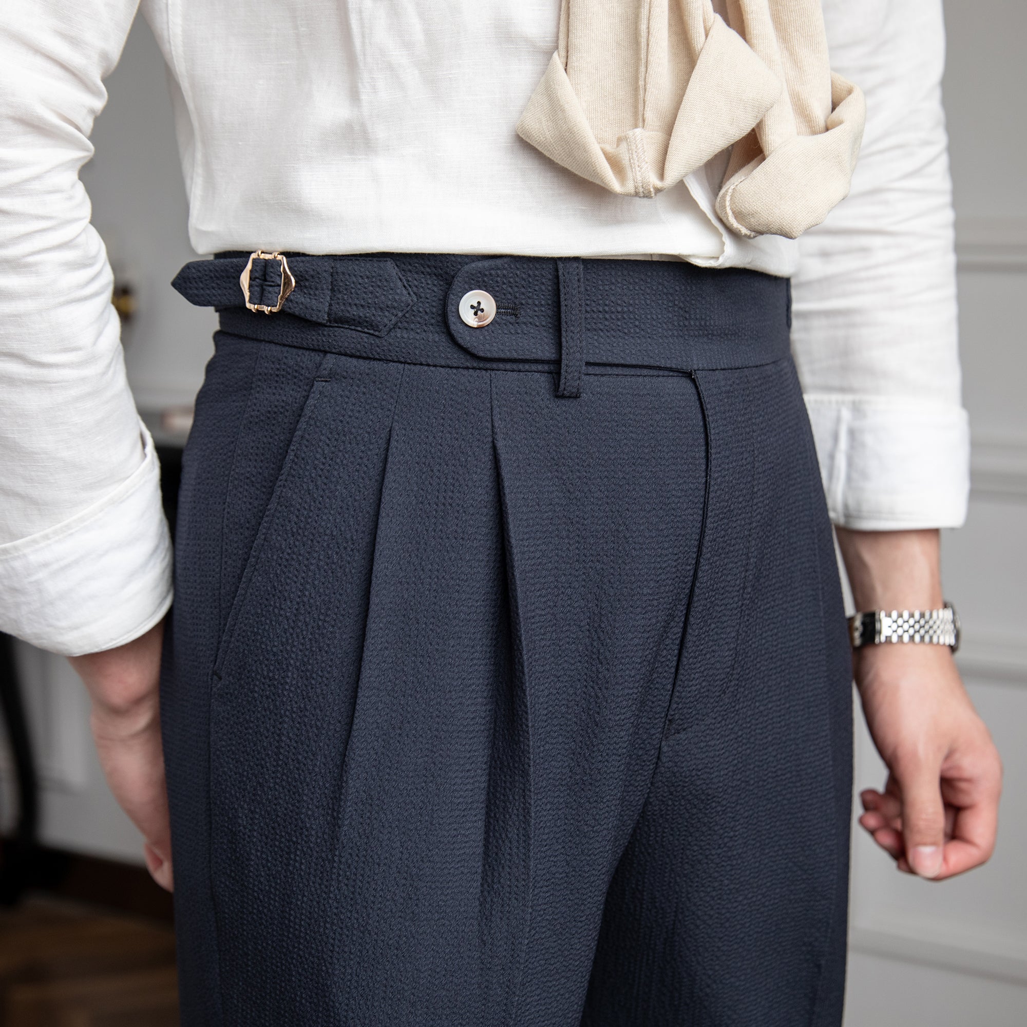 Eldon | Men's Trousers Structured Relaxed Form
