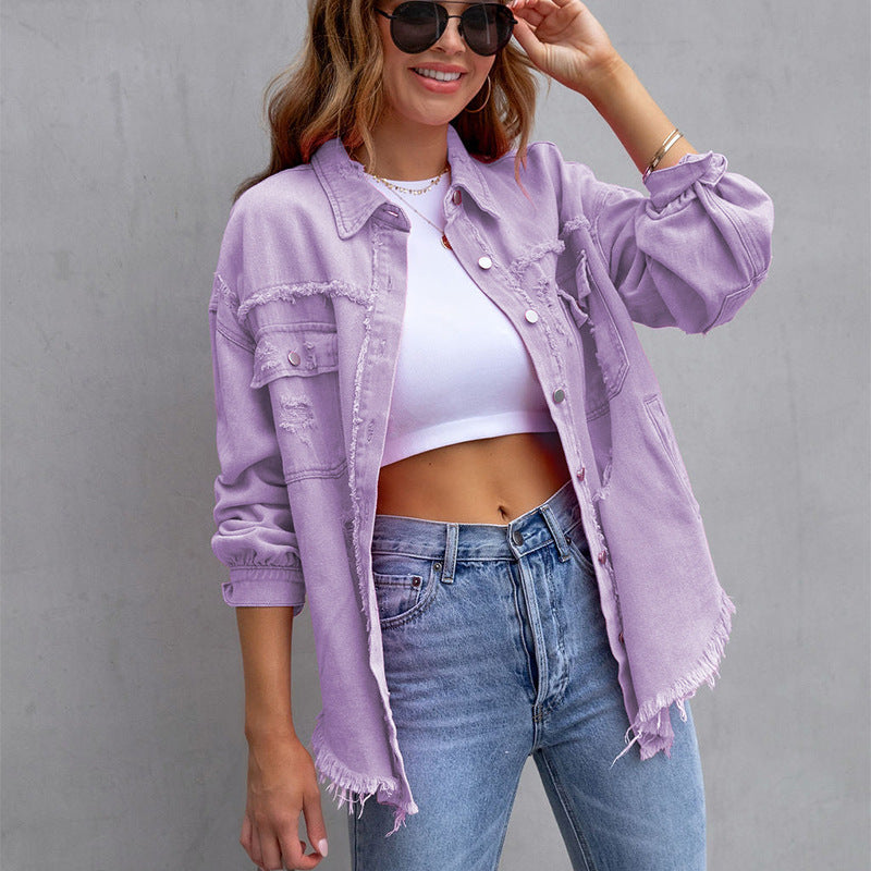 Daisy Oversized Denim Jacket