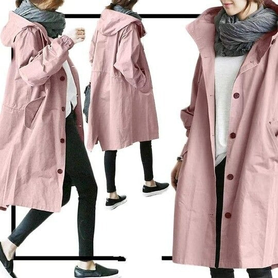 Macy Stylish Water-repellent Trench Coat