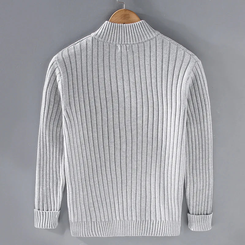 Garrick | Men's Knitwear Brushed Handfeel Texture