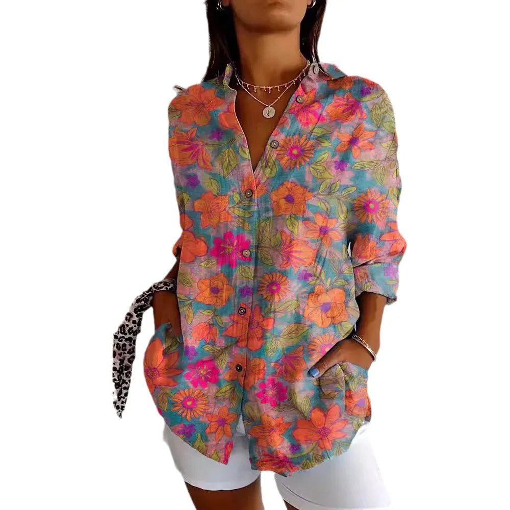 Eline Elegant Printed Blouse