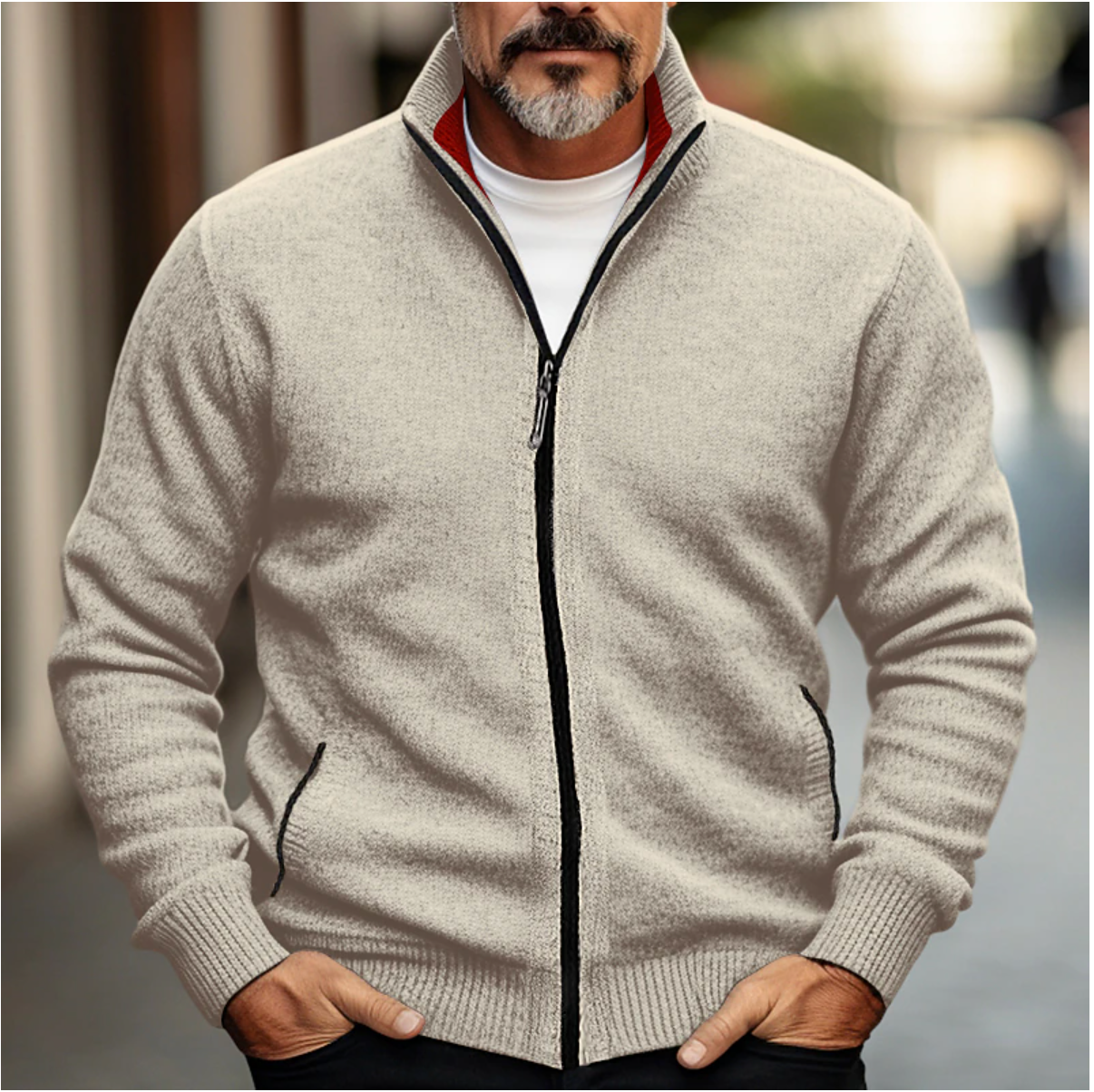 Rhydian | Men's Knitwear Fine Gauge Minimalist Knit