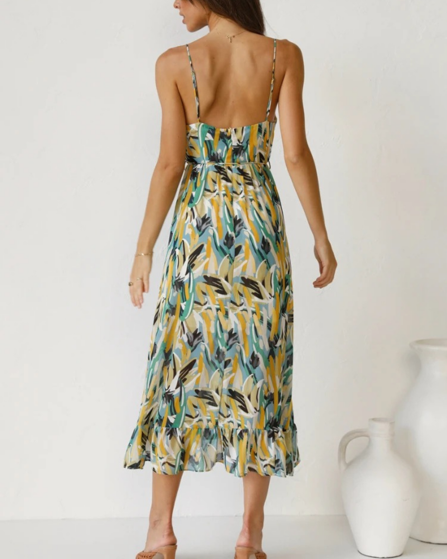 Zana Colourful Midi Dress