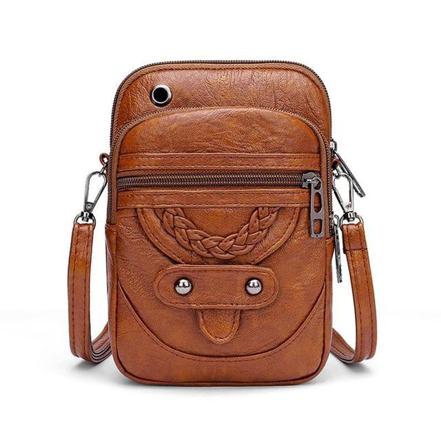 Vellana Vintage leather crossbody bag