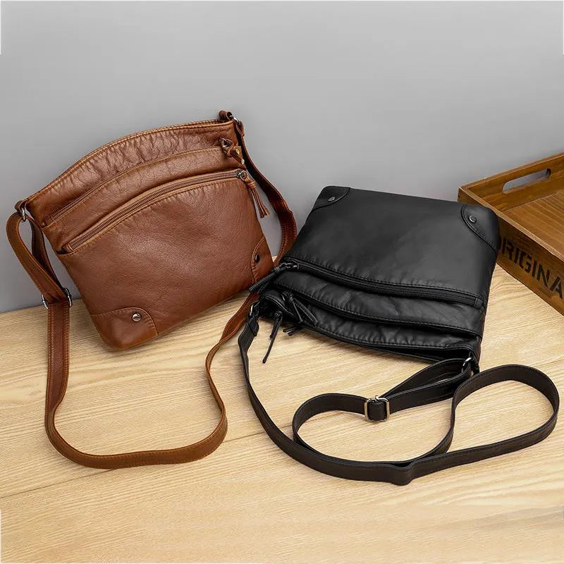 Zoe Leather shoulder bag