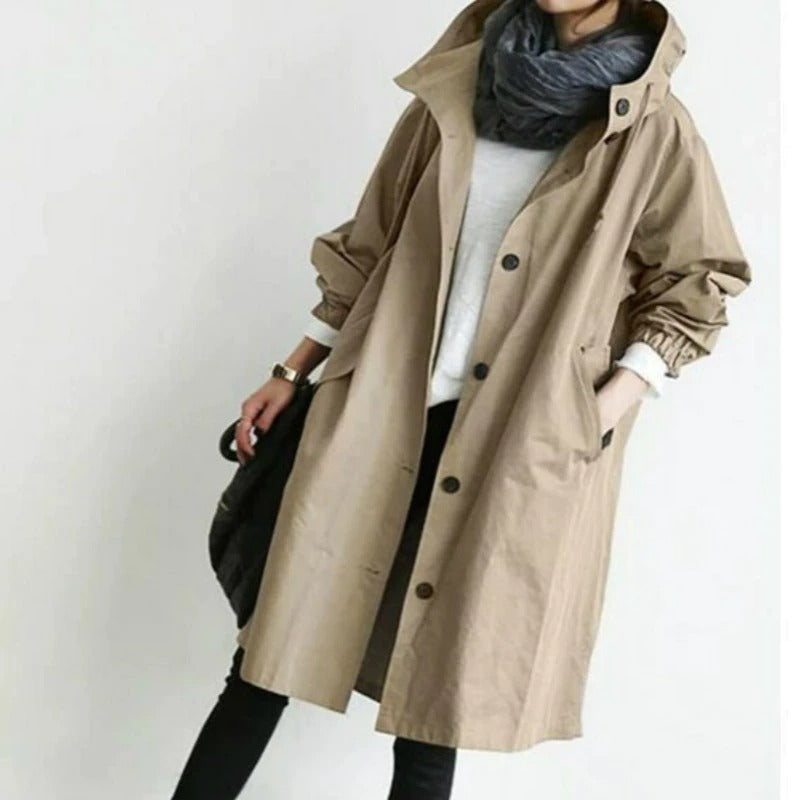 Macy Stylish Water-repellent Trench Coat