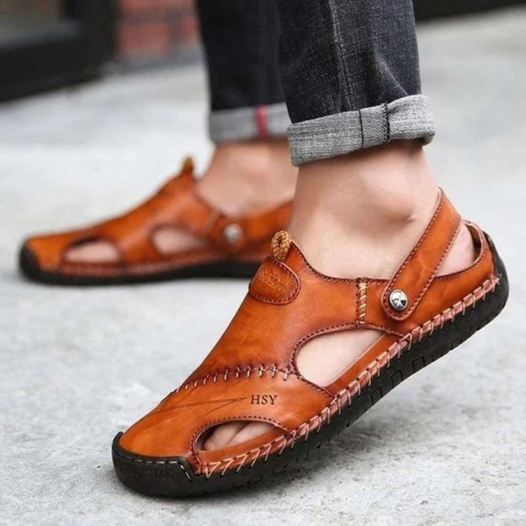 Brandon Orthopaedic Leather Sandals