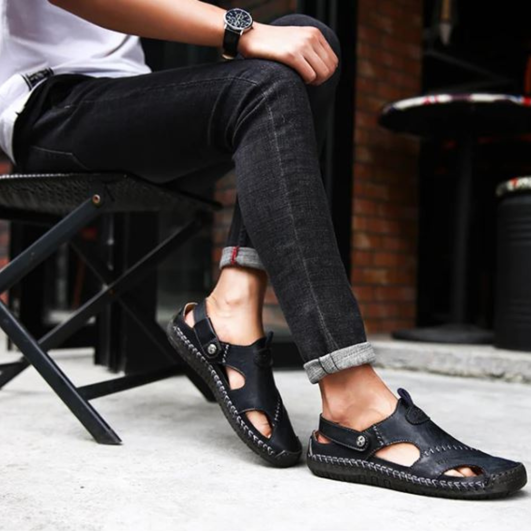 Brandon Orthopaedic Leather Sandals