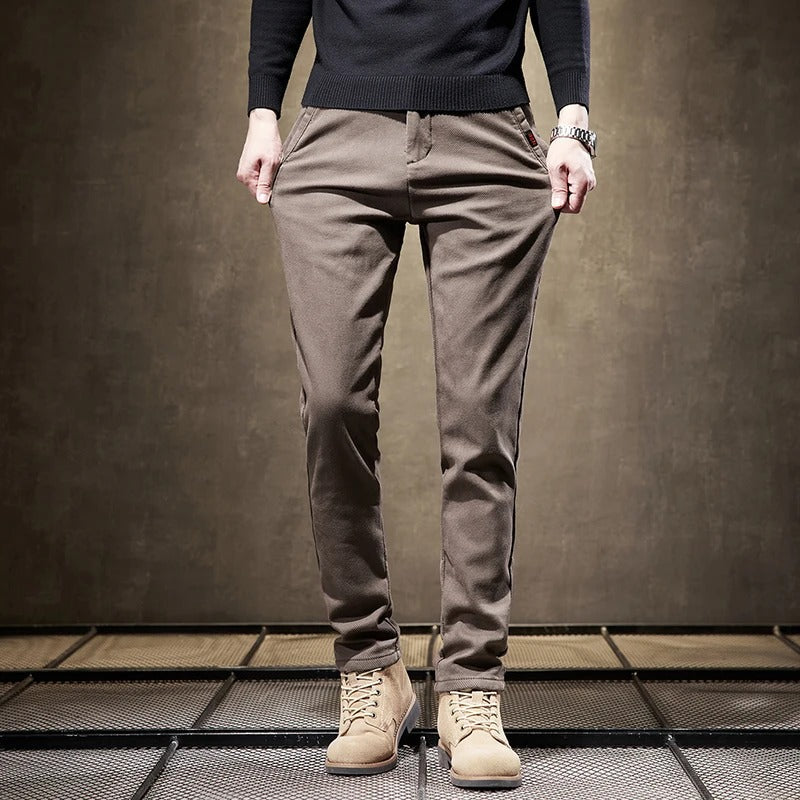 Kelvon | Men's Trousers Straight Modern Fit